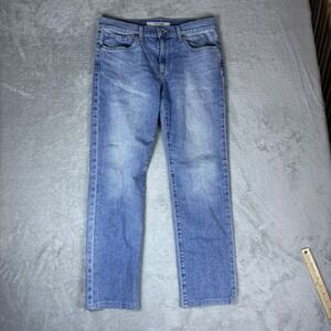 Joe's Jeans The Brixton Men's 33 (Fits 34x30) Light Wash Blue Straight Stretch